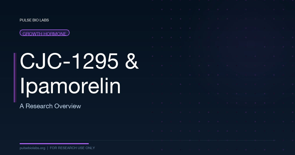 CJC-1295 and Ipamorelin: A Research Overview