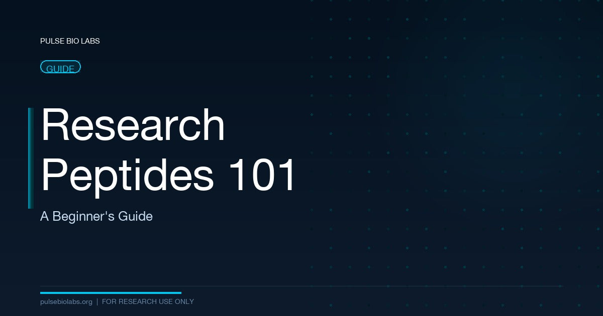 Research Peptides 101: A Beginner's Guide
